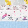 Pamut pelenka nyomtatott mintával NEW BABY 60x80 cm STANDARD 10 db