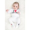 Body nyomott mintával New Baby I Love Mum and Dad