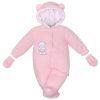 Téli kezeslábas New Baby Nice Bear rószaszín