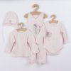 4-részes baba együttes Koala Moon rózsaszín
