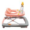 Gyerek bébikomp New Baby szilikon kerekekkel Forest Kingdom Pink