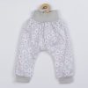 2-részes pamut együttes New Baby Happy Flower szürke