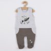 3-részes pamut együttes Koala Birdy szürke
