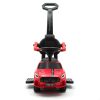 Zenélő bébitaxi vezetőrúddal Baby Mix RACER piros