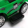 Zenélő bébitaxi vezetőrúddal Baby Mix RACER fehér