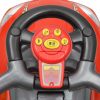Bébitaxi tolókarral 3az1-ben Baby Mix Mega Car piros