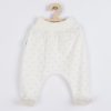 3-részes pamut együttes New Baby Kiddy krémszínű