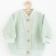 Baba muszlin kabátka New Baby Comfort clothes zsálya színű
