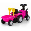 Bébitaxi NEW HOLLAND T7 TRAKTOR Milly Mally rózsaszín