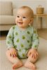 Csecsemő muszlin patentos body New Baby Avocado