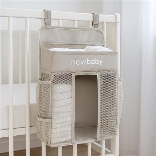 Kiságy szervező TinyTidy New Baby szürke