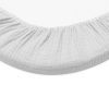 Muszlin kiságyba való lepedő New Baby 35x75 cm szürke