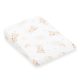 Baba párna huzat- ék alakú New Baby BASIC fehér 30x37 cm bear beige
