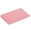 Muszelin Baba párna huzat- ék alakú New Baby STANDARD 59x37cm pink