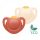NUK For Nature latex cumi 0–6 h 2 db box piros