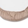 Pamut babakocsihoz való lepedő pamut New Baby  35x75cm cappuccino