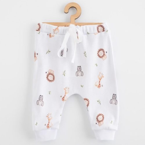 Pamut gyermek Jogger nadrág a New Baby For Babies safari