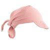 Nyári muszlin baba fejkendő napellenzővel New Baby pink