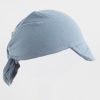 Nyári muszlin baba fejkendő napellenzővel New Baby blue