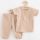 Baba muszlin szett póló és nadrág New Baby beige