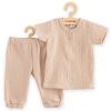 Baba muszlin szett póló és nadrág New Baby beige