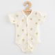 Baba Biopamut rövid ujjú patentos body New Baby Olives