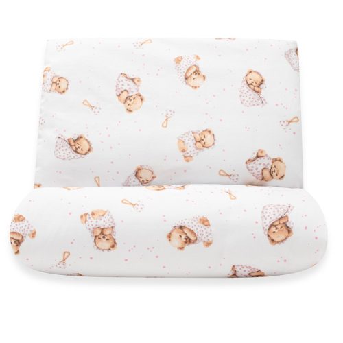 2-részes ágyneműhuzat New Baby Sweet teddy bear 90/120 cm pink