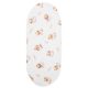 Pamut babakocsihoz való lepedő pamut New Baby Sweet teddy bear 35x75 cm pink