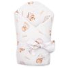 Gyerek pólya New Baby Sweet teddy bear 80x80 cm pink