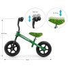 Gyerek futóbicikli Milly Mally Dragon green
