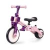 Gyerek háromkerekű bicikli 5az1-ben Milly Mally Optimus Max tolókarral pink