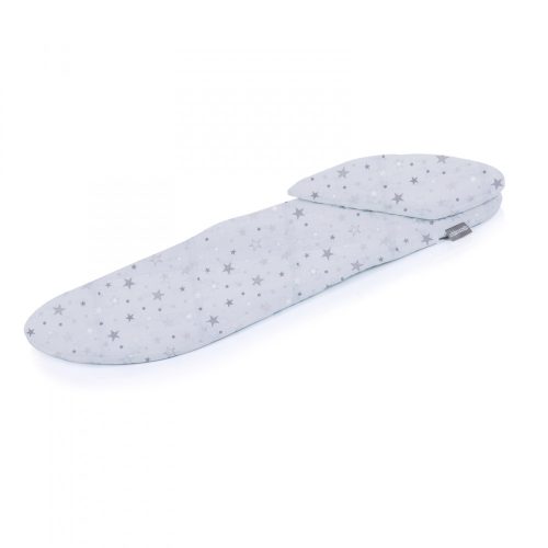 Chipolino memóriahabos matrac mózeskosárba  - Platinum Grey Stars