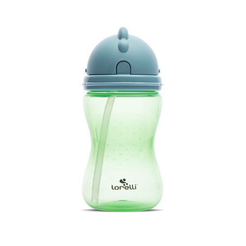 Lorelli szívószálas sport itató - Blue/Green
